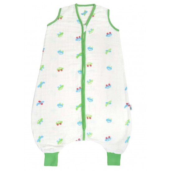 Sac de dormit cu picioruse Boys din muselina 3-4 ani 0.5 Tog