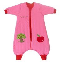 Sac de dormit cu picioruse si maneca lunga detasabila Apple of my eye 12-18 luni 2.5 Tog
