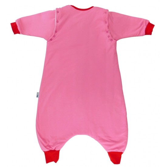 Sac de dormit cu picioruse si maneca lunga detasabila Apple of my eye 5-6 ani 2.5 Tog