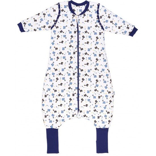 Sac de dormit cu picioruse si maneca lunga detasabila Dinosaur 3-4 ani 3.5 Tog