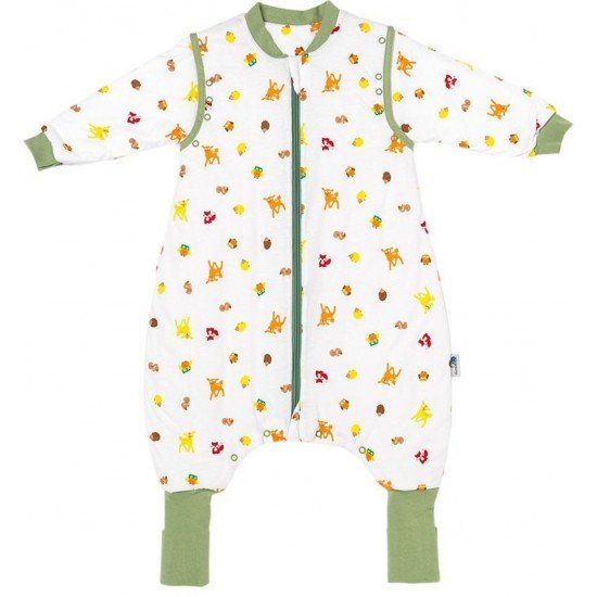 Sac de dormit cu picioruse si maneca lunga detasabila Forest Friends 3-4 ani 2.5 Tog