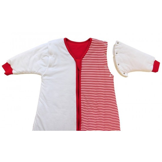 Sac de dormit cu picioruse si maneca lunga detasabila Fire Engine 12-18 luni 2.5 Tog