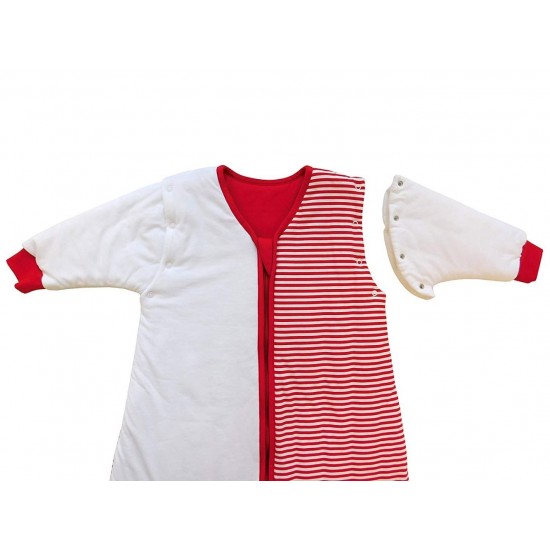Sac de dormit cu picioruse si maneca lunga detasabila Fire Engine 2-3 ani 2.5 Tog