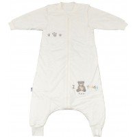 Sac de dormit cu picioruse si maneca lunga detasabila I Love Teddy 2-3 ani 2.5 Tog