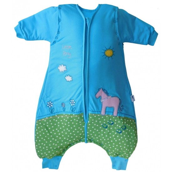 Sac de dormit cu picioruse si maneca lunga detasabila Pony 6-12 luni 2.5 Tog