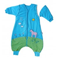 Sac de dormit cu picioruse si maneca lunga detasabila Pony 6-12 luni 2.5 Tog