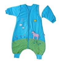 Sac de dormit cu picioruse si maneca lunga detasabila Pony 12-18 luni 2.5 Tog