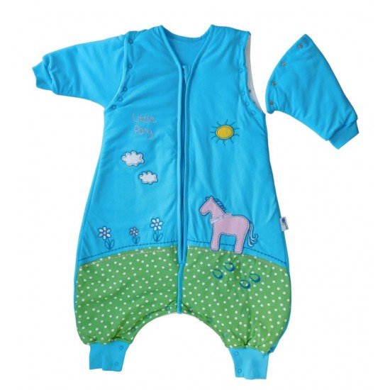 Sac de dormit cu picioruse si maneca lunga detasabila Pony 12-18 luni 2.5 Tog