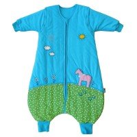 Sac de dormit cu picioruse si maneca lunga detasabila Pony 5-6 ani 2.5 Tog