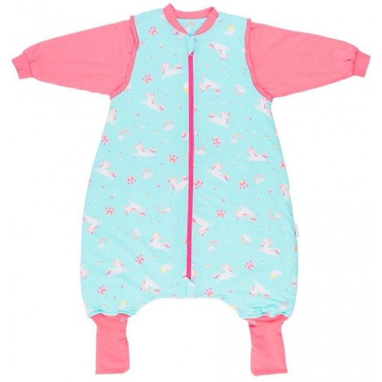 Sac de dormit cu picioruse si maneca lunga detasabila Unicorn 12-18 luni 2.5 Tog