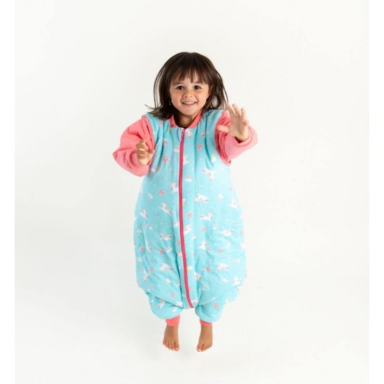 Sac de dormit cu picioruse si maneca lunga detasabila Unicorn 18-24 luni 2.5 Tog