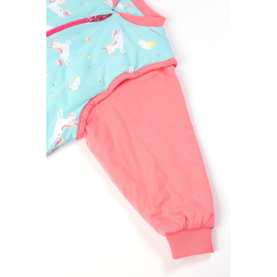 Sac de dormit cu picioruse si maneca lunga detasabila Unicorn 5-6 ani 2.5 Tog