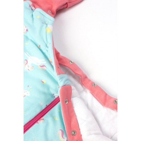 Sac de dormit cu picioruse si maneca lunga detasabila Unicorn 6-12 luni 2.5 Tog