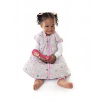 Sac de dormit cu picioruse si talpa antiderapanta Pink Elephant 3-4 ani 2.5 Tog