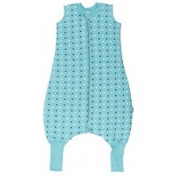 Sac de dormit cu picioruse si talpa antiderapanta Teal Stars 2-3 ani 2.5 Tog