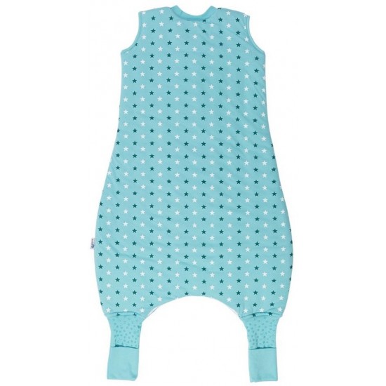 Sac de dormit cu picioruse si talpa antiderapanta Teal Stars 2-3 ani 2.5 Tog