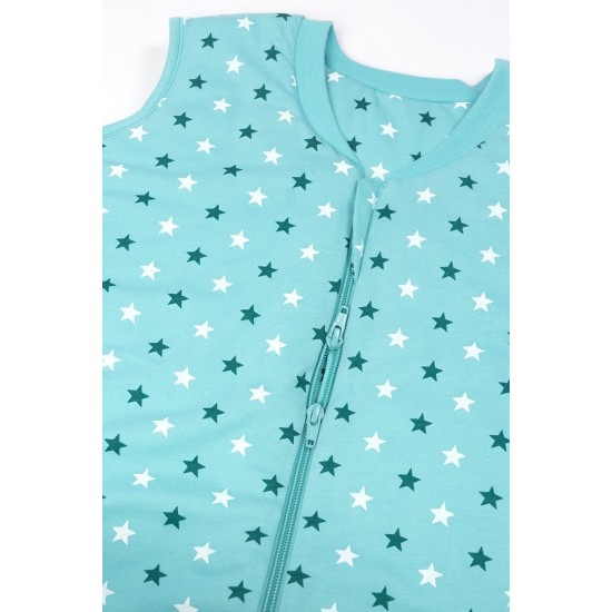 Sac de dormit cu picioruse si talpa antiderapanta Teal Stars 3-4 ani 2.5 Tog