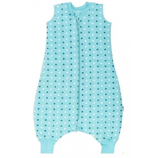Sac de dormit cu picioruse Teal Stars 12-18 luni 1.0 Tog