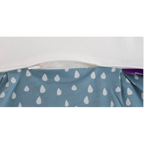 Sac de dormit Drops Ocean Blue - 80/86 cm