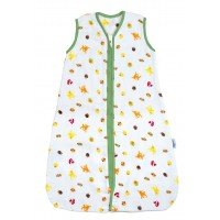 Sac de dormit pentru vara din muselina Forest Friends 0-6 luni 0.5 Tog