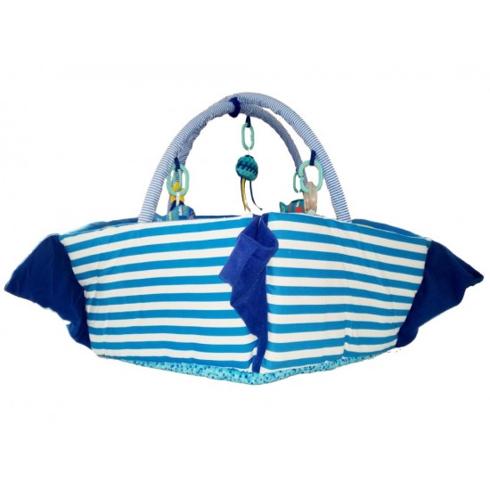 Saltea de joaca cu protectii laterale Boat