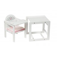 Scaun de masa din lemn pentru papusi Royal Princess