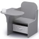 Scaun multifunctional din lemn Plain Grey