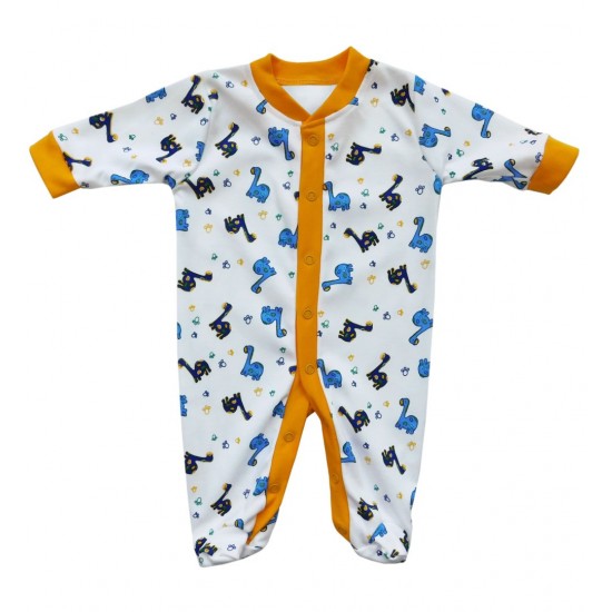 Set 2 bucati salopeta cu maneca lunga Dinosaur 12-18 luni