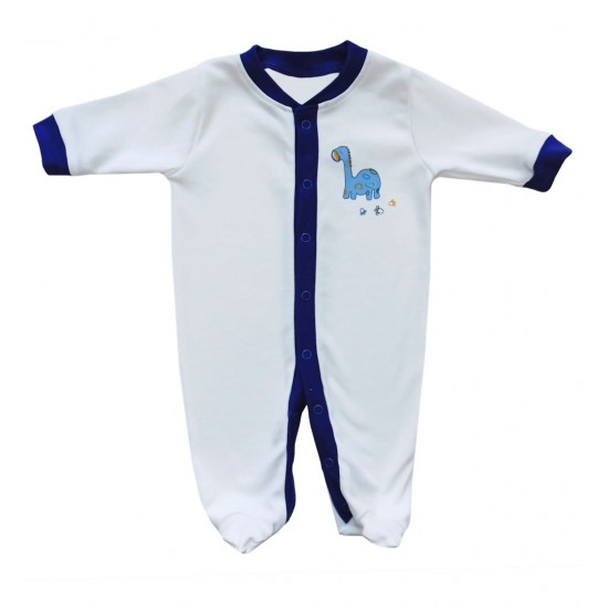 Set 2 bucati salopeta cu maneca lunga Dinosaur 12-18 luni