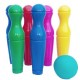 Set de bowling cu 9 popice Colour Fun