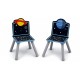 Set masuta multifunctionala si 2 scaunele Space Adventures