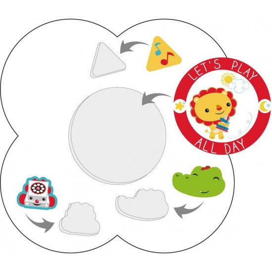 Set masuta multifunctionala si un scaunel Fisher-Price