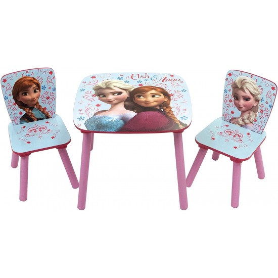 Set masuta si 2 scaunele Frozen