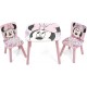 Set masuta si 2 scaunele Minnie Mouse
