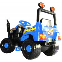 Tractor cu pedale Mega Farm Blue