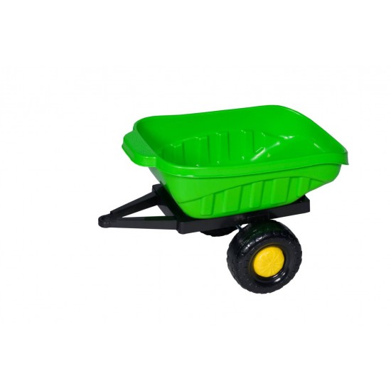 Tractor cu pedale si remorca Mega Farm Green