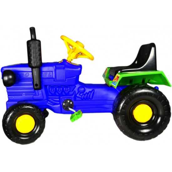 Tractor cu pedale Turbo Blue