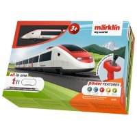 Tren de calatori cu sine si telecomanda Swiss Express