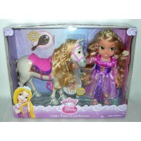 Set de joaca papusa Rapunzel si Maximus