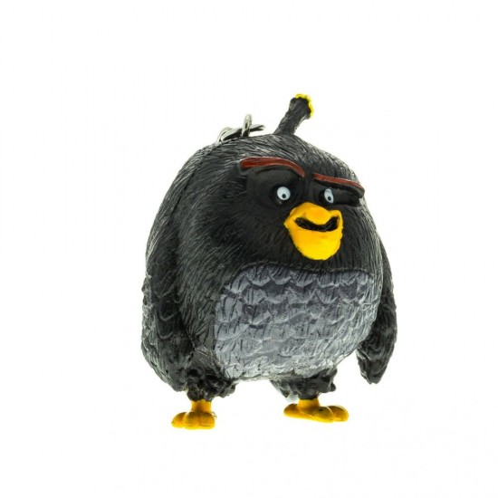 Figurina plastic cu agatatoare Angry Birds 3D - Bomb