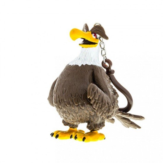 Figurina Angry Birds 3D plastic cu agatatoare 7-8,5 cm - Mighty Eagle 
