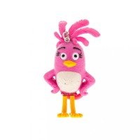 Figurina plastic cu agatatoare Angry Birds 3D - Stella