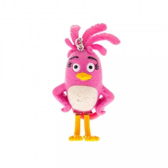 Figurina plastic cu agatatoare Angry Birds 3D - Stella