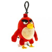 Plus cu agatatoare Angry Birds 14 cm - Red