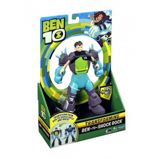 Set 10 figurine transformabile Ben 10 Deluxe – Shock Rock