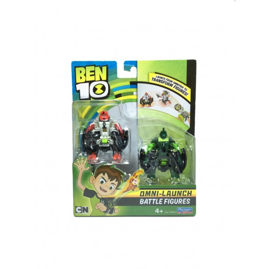 Set 2 figurine de lupta Ben 10 - 4 Brate si Wildvine