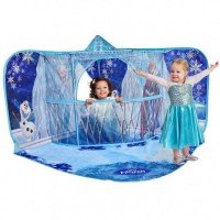 Cort de joaca Frozen 3D cu balcon