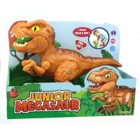 Dinozaur Junior cu sunete si functie de mers T-Rex Maro