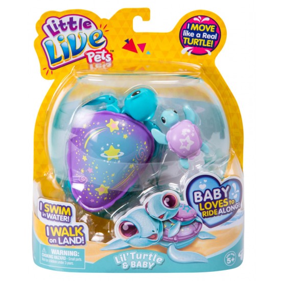 Testoasa electronica cu pui S4 Treats Little Live Pets