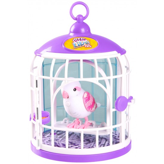 Pasare Electronica Little Live Pets cu cusca S3 - Sweet Harmony